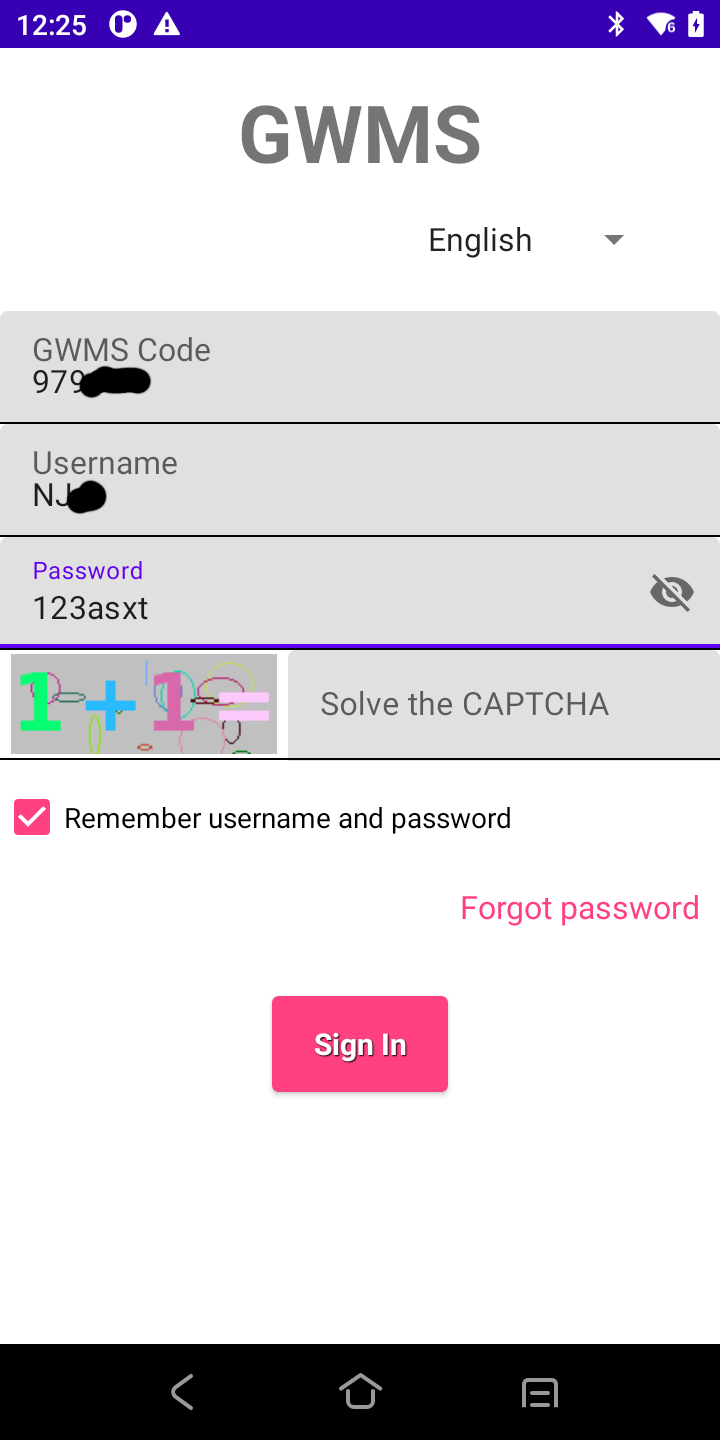 PDA 登录